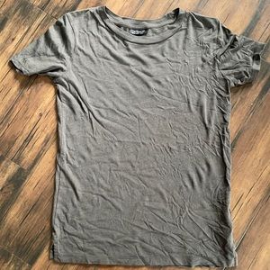 Topshop size 2 plain grey/gray tshirt